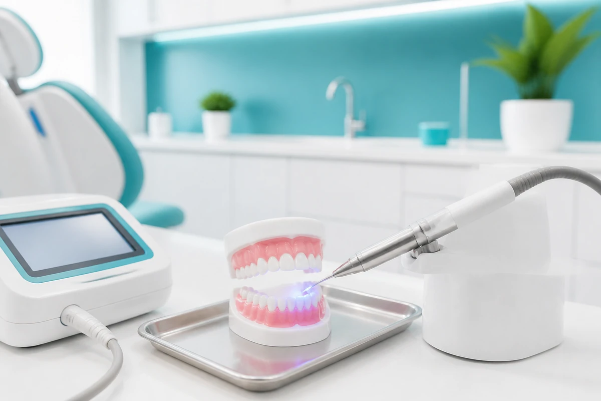 Laser dental treatment at Maa Shila Devi Dant Aspatal